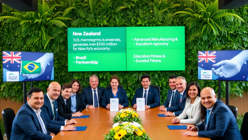 NZ-Brazil Trade Boosted by $100m Deal