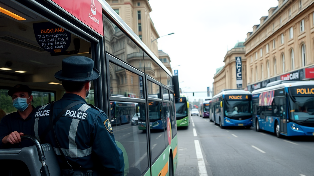 Police Boost Presence on Auckland Buses